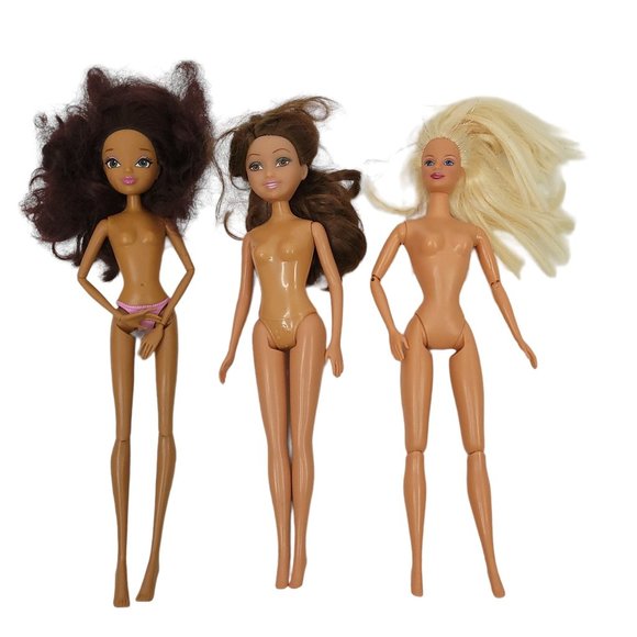 Assorted Fashion Play Pretend 11" - 11.5" Dolls Lot Of 6 - Picture 3 of 6